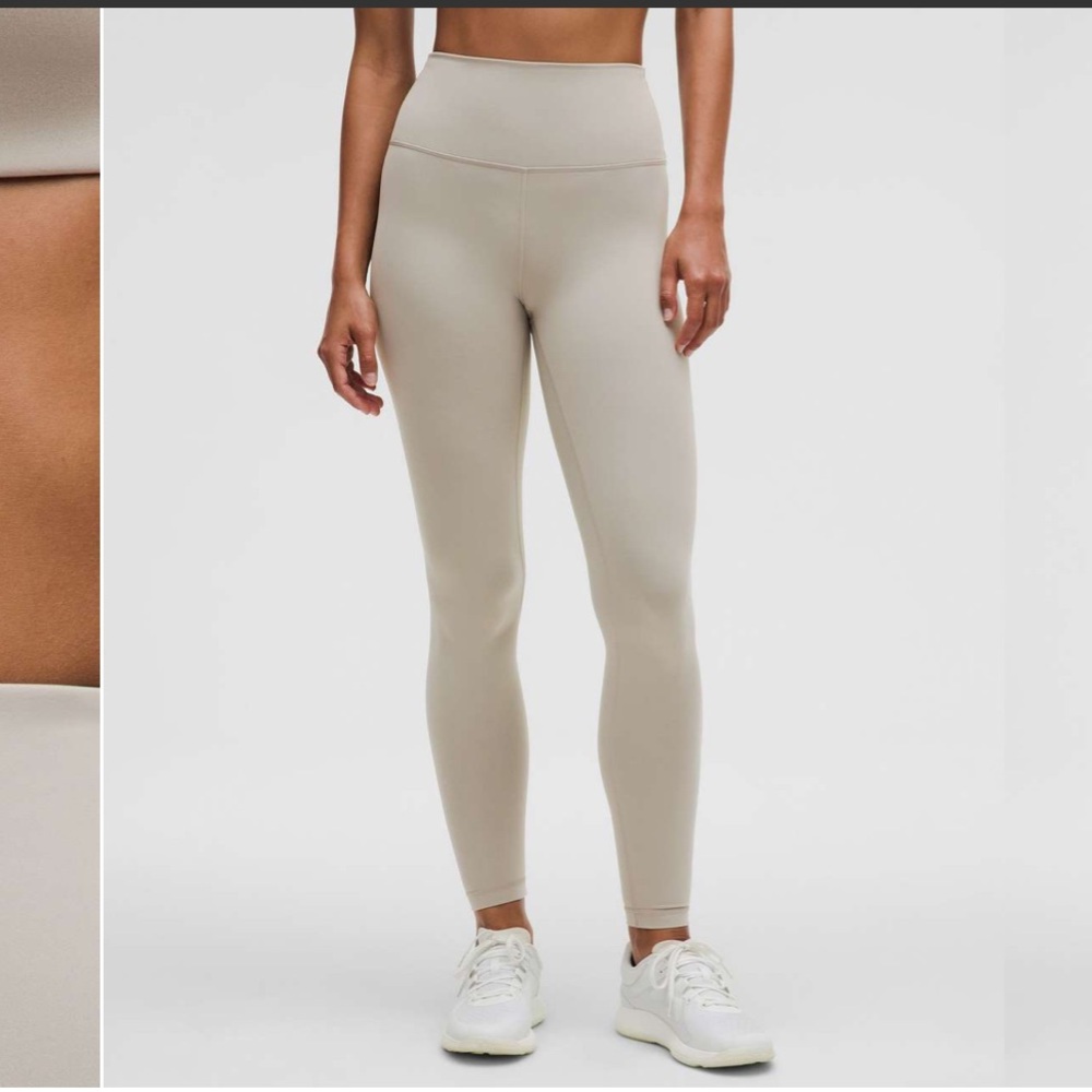 Lululemon wunder train tight Everlux 4 Riverstone euc 26”